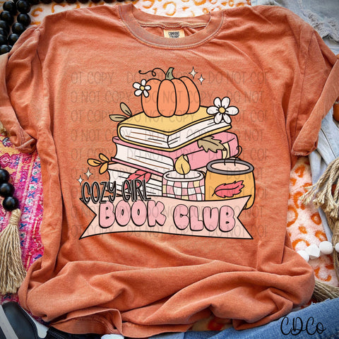 Cozy Girl Book Club DTF