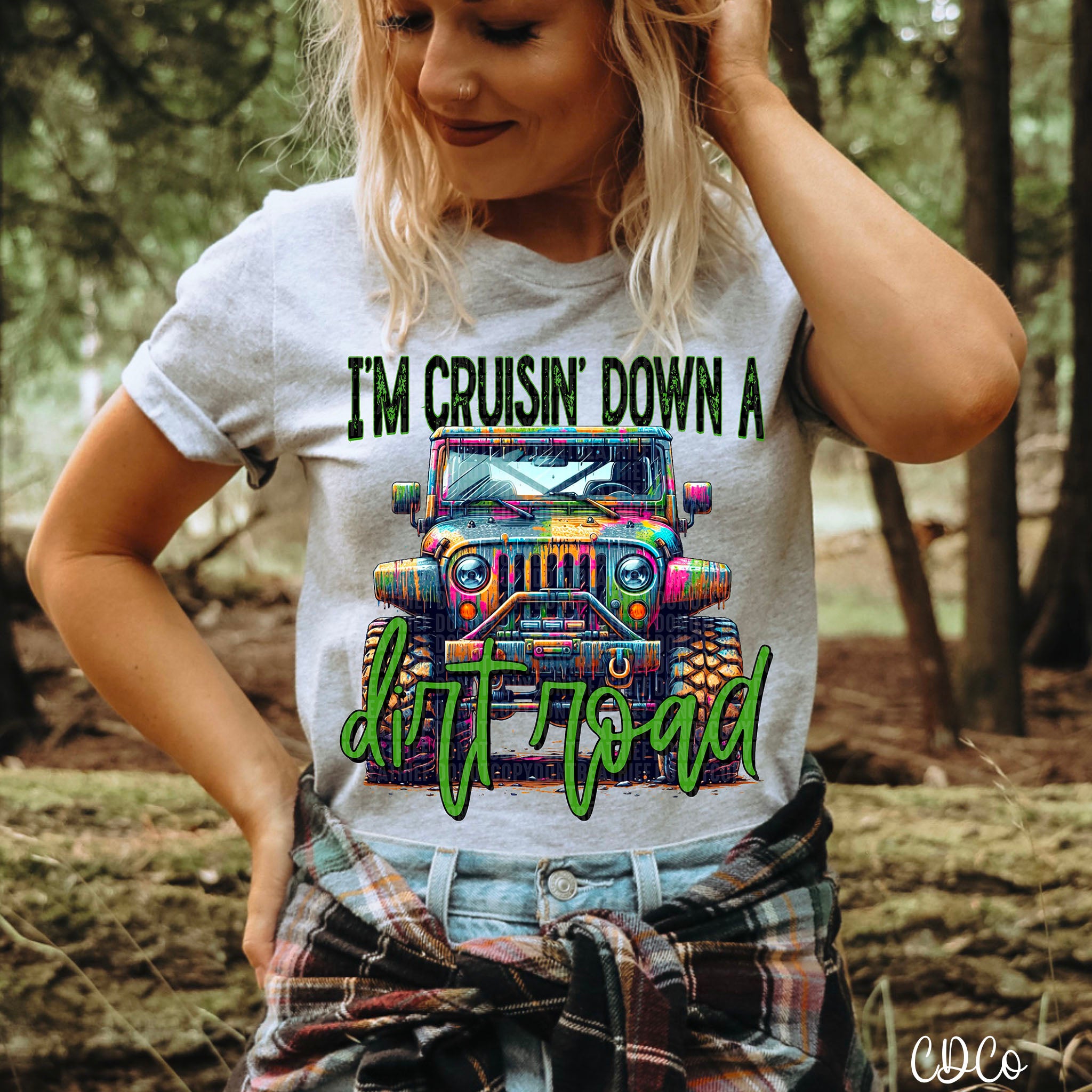 I'm Cruisin Down a Dirt Road JP 2724 DTF