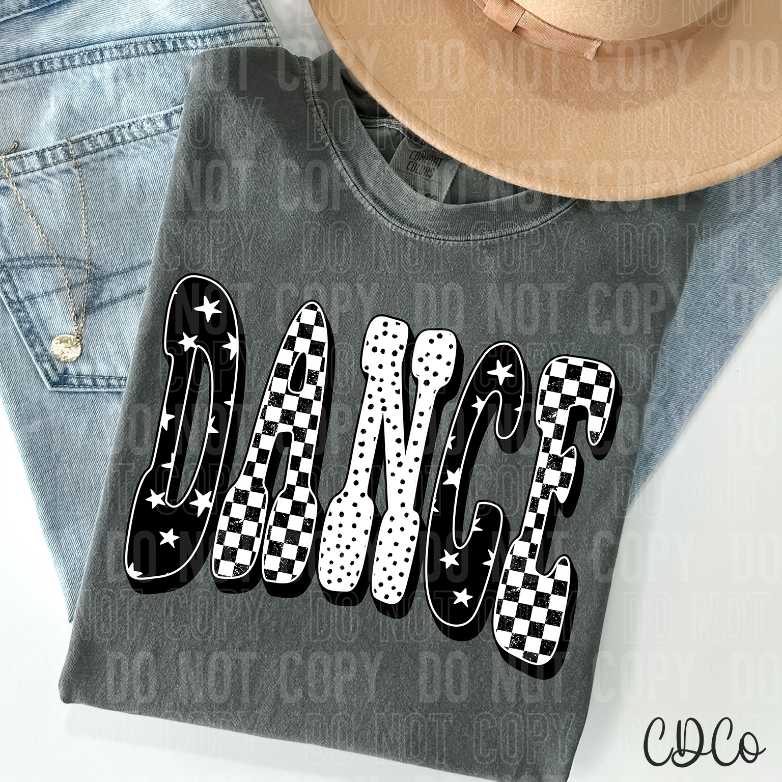 Dance Checkered 6446 DTF