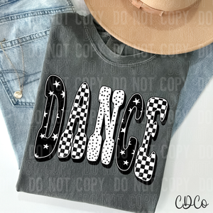 Dance Checkered 6446 DTF