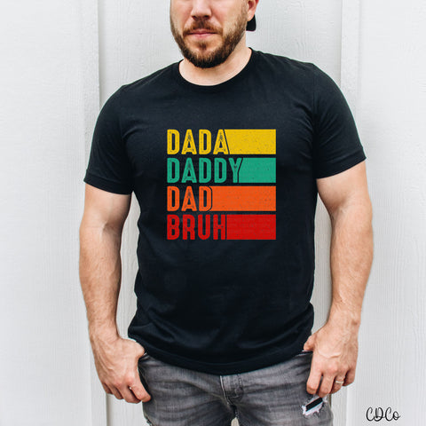 Dada Daddy Dad Bruh DTF