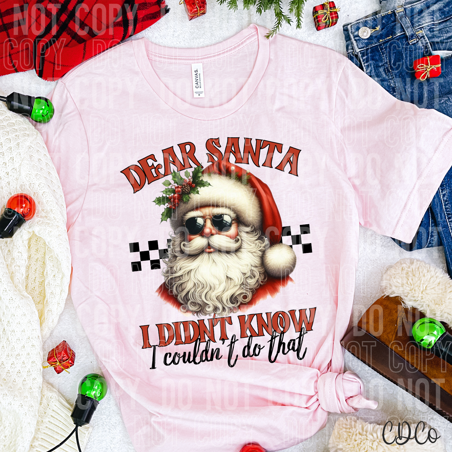 Dear Santa I Didn't Know I Couldn't Do That 2237 DTF