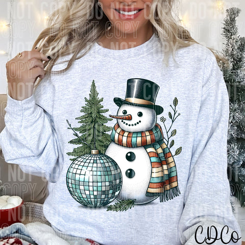 Disco Snowman 2057 DTF