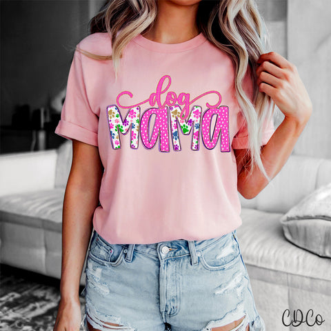 Dog Mama Doodles Gold Accents 3739 DTF