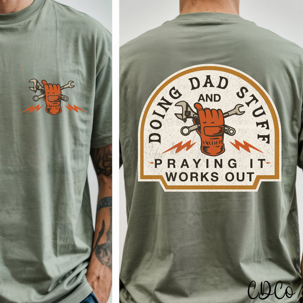 Doing Dad Stuff and Praying it Works Out w/3.5" Pocket 10615 DTF - Chase Design Co.