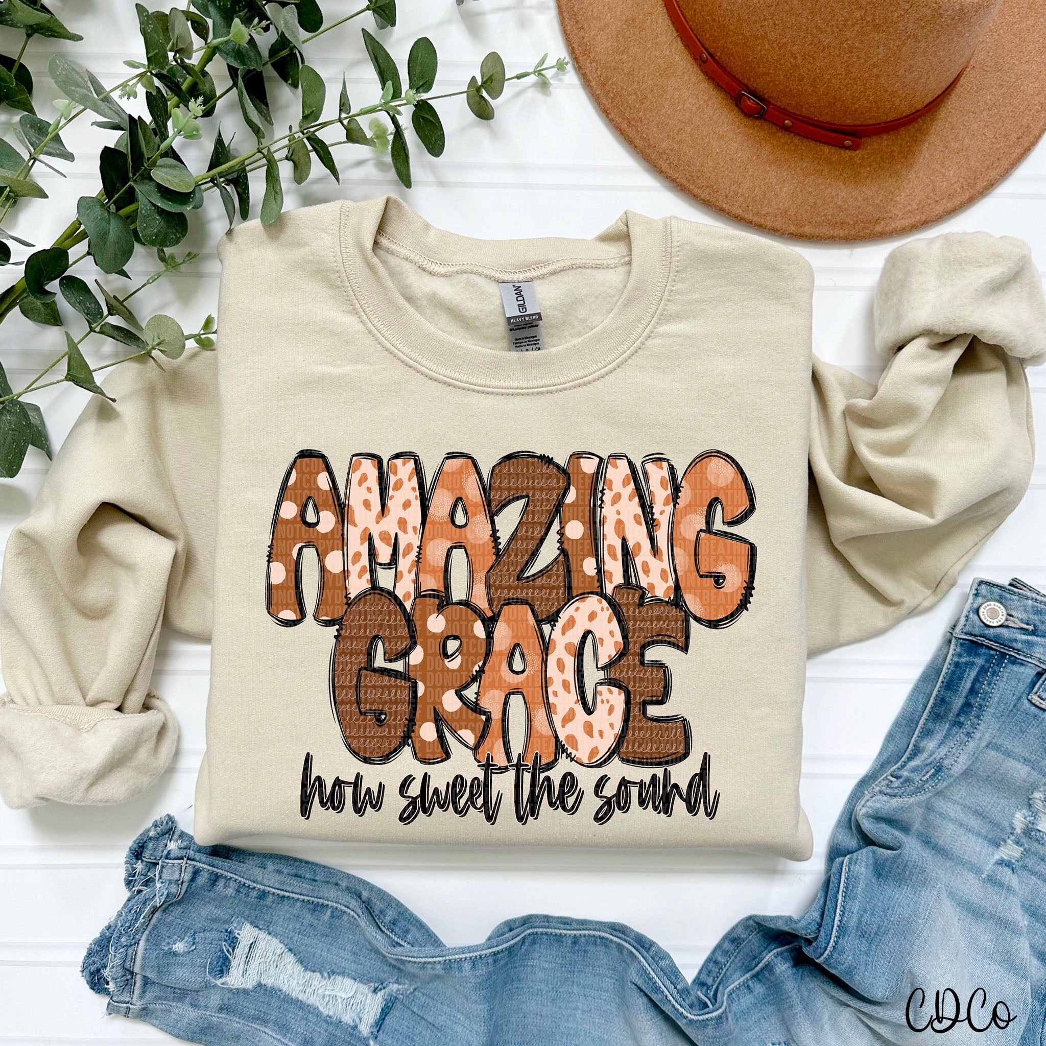 Doodle Amazing Grace DTF