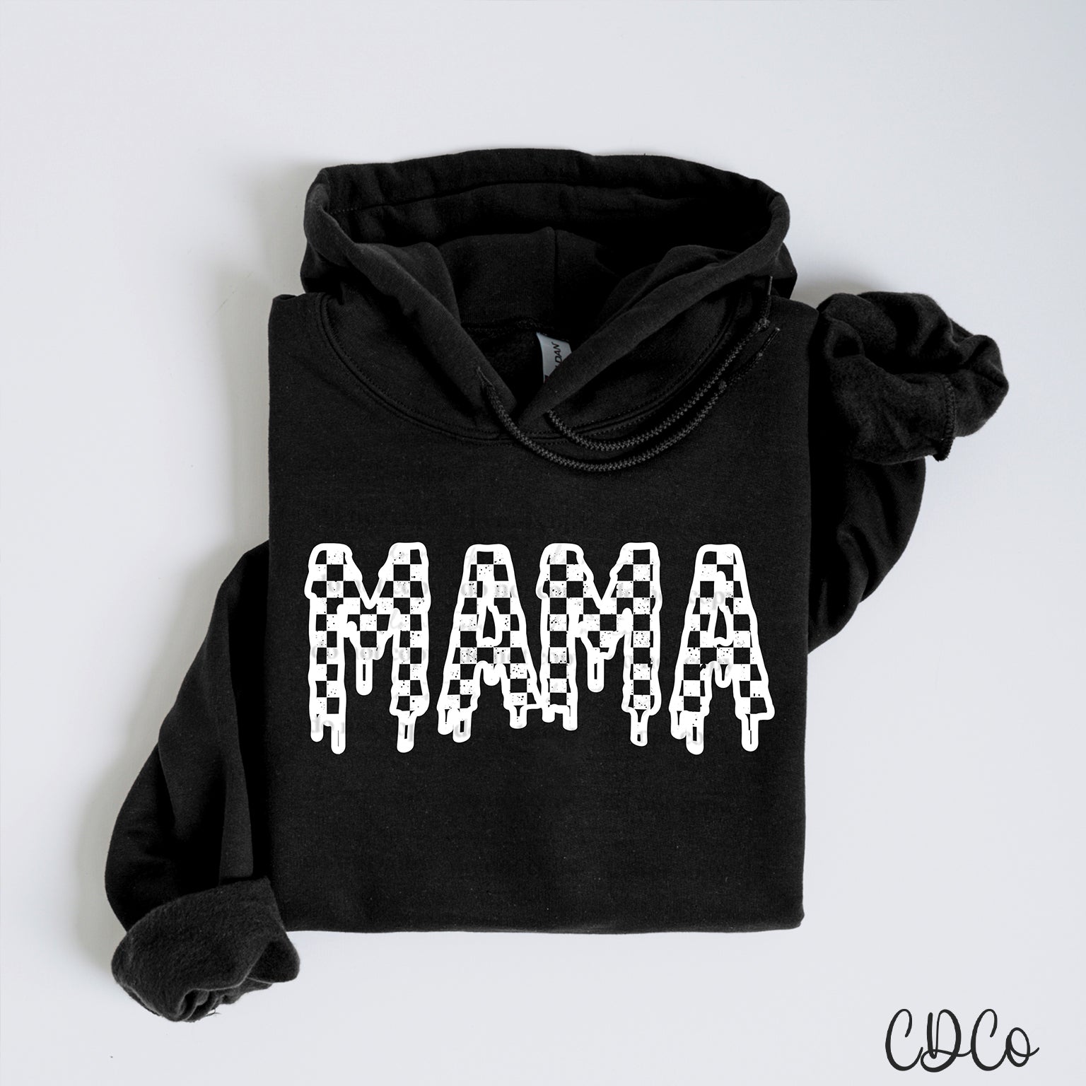 Drip Mama Checkered White 3478 DTF