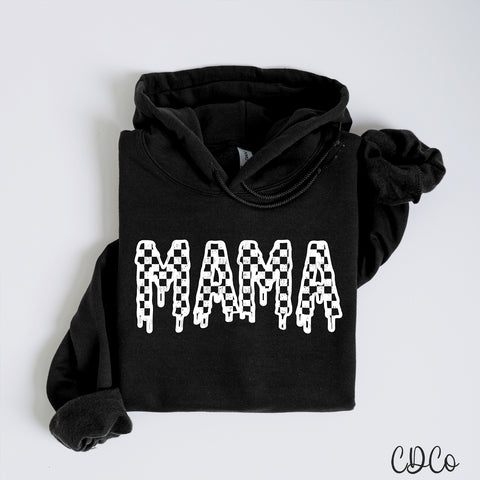 Drip Mama Checkered White 3478 DTF