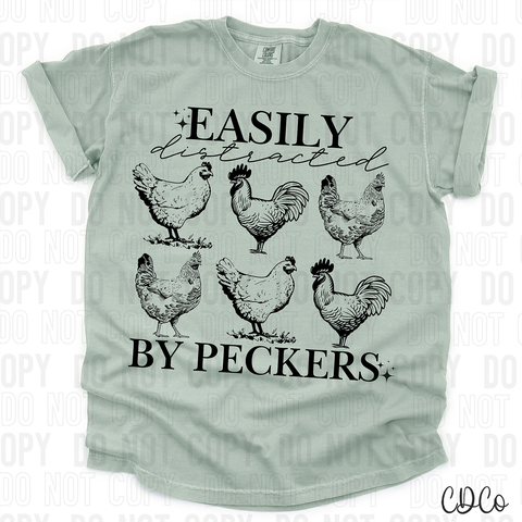 Easily Distracted By Peckers 3332 DTF