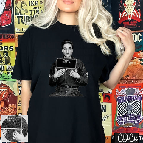 Presley Heavy Grunge Best on Black 2424 DTF