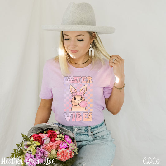Easter Vibes Bunny Bubble DTF