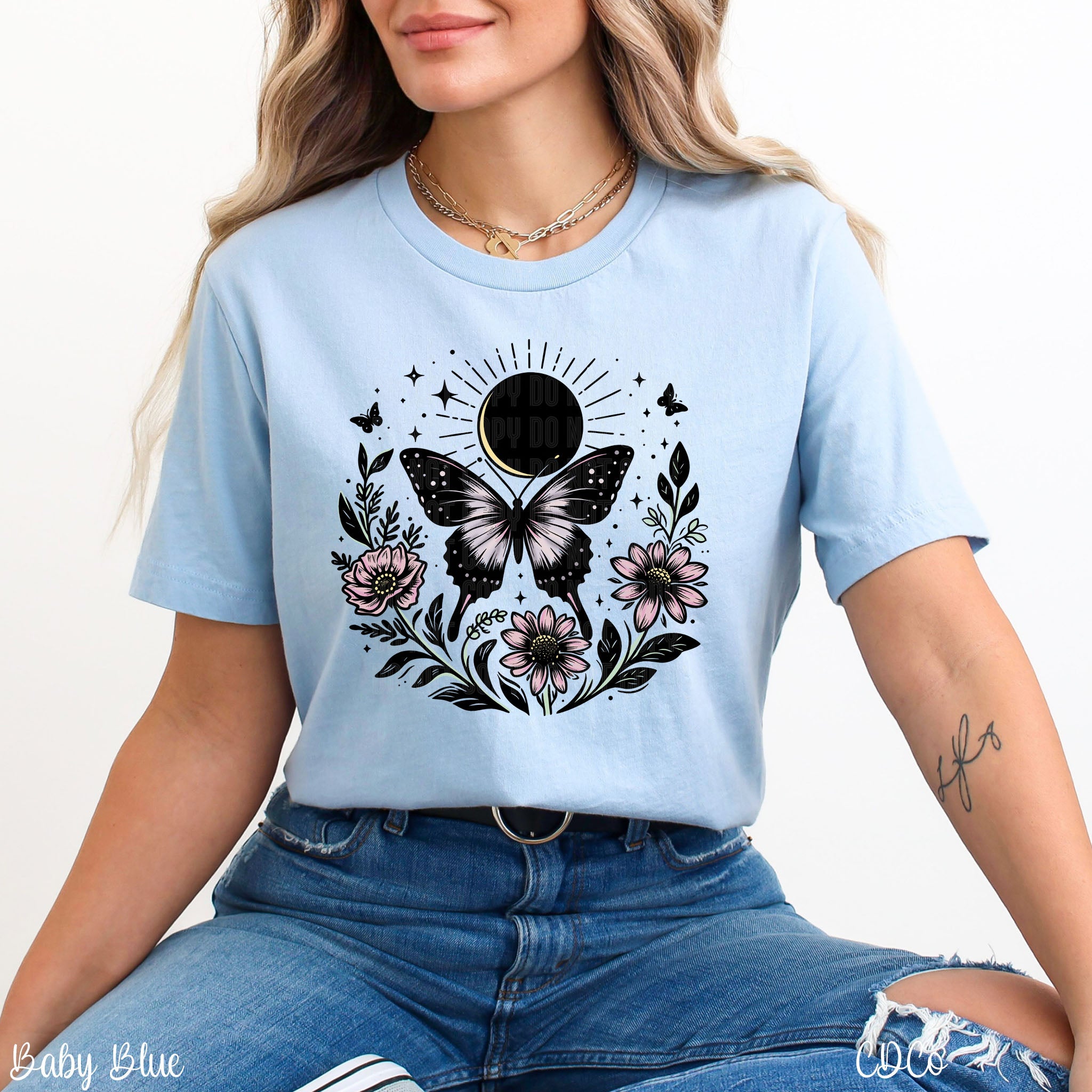 Eclipse Butterfly DTF