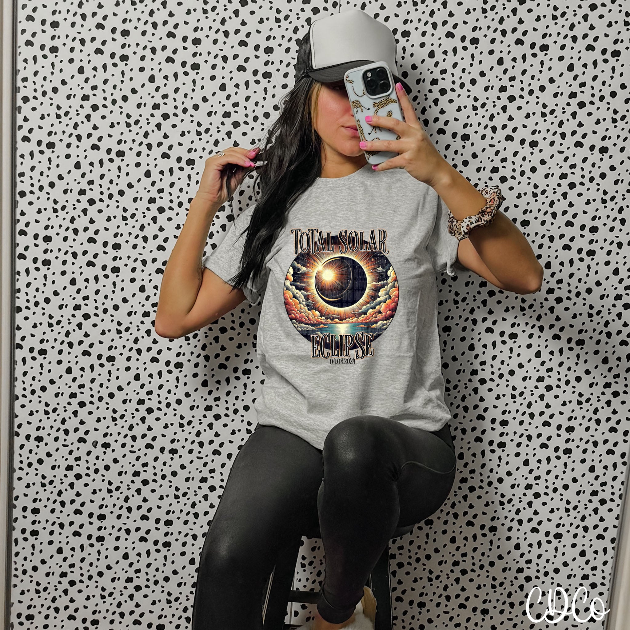 Total Solar Eclipse Round DTF