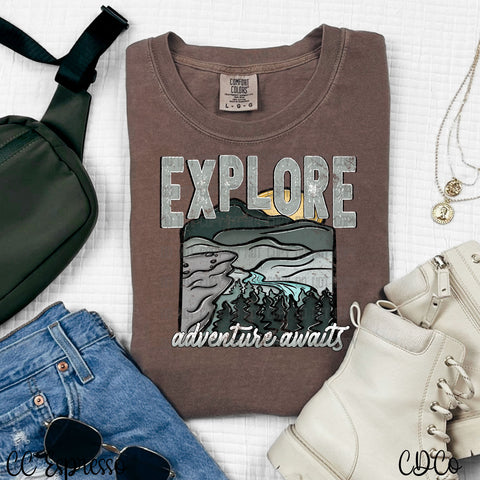 Explore Adventure Awaits 5754 DTF