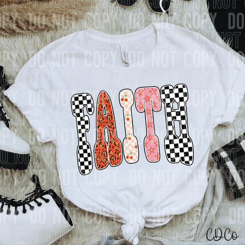 Faith Checkered 6410 DTF