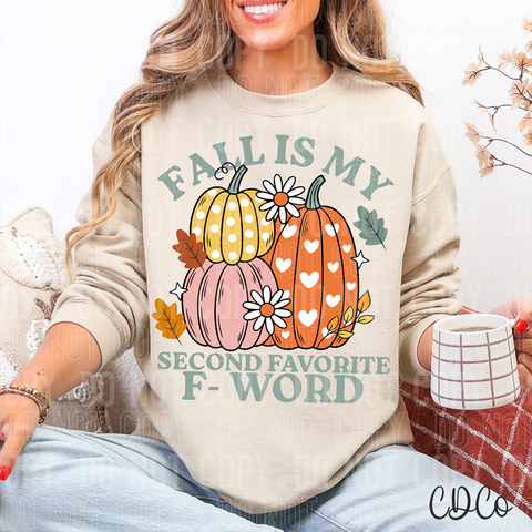 Fall Is My Second Favorite F Word 6609 DTF