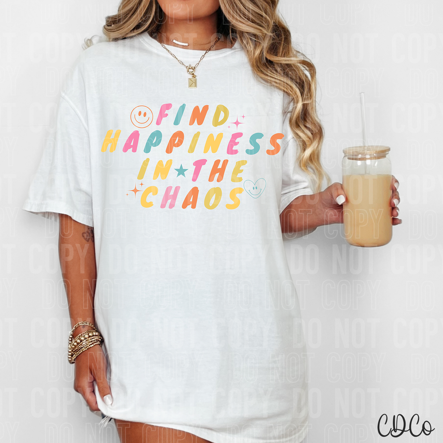 Find Happiness In The Chaos 6021 DTF