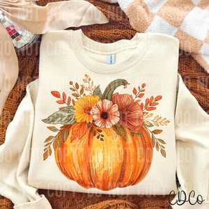 Floral Pumpkin 6757 DTF