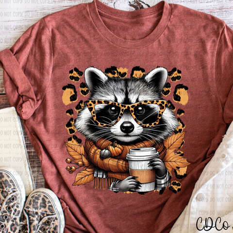 Fall Raccoon 5677 DTF