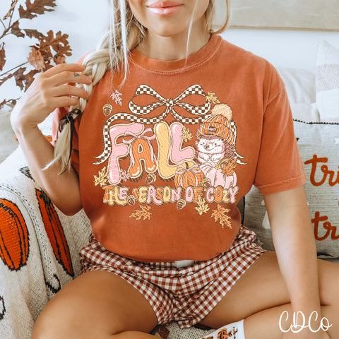 Fall The Season of Cozy 6465 DTF