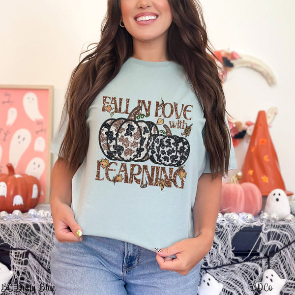 Fall In Love With Learning Faux Sparkle DTF