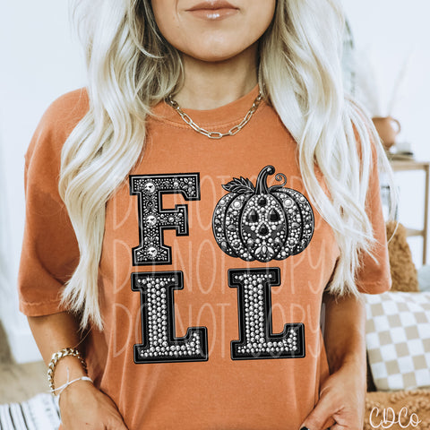 Faux Bling Fall DTF