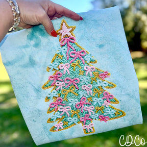 Christmas Tree Coquette Faux Yarn 10048 DTF