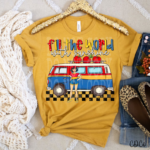 Fill the World With Sunshine Princess 5162 DTF