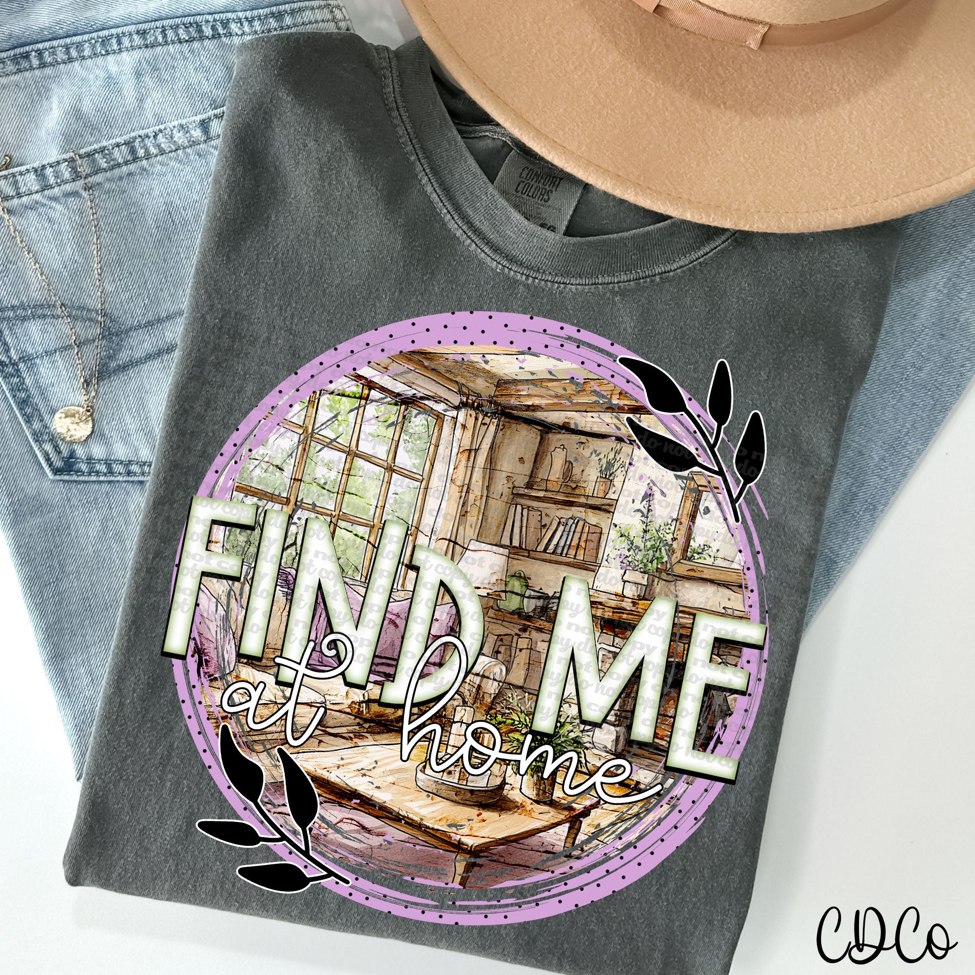 Find Me At Home Round 5174 DTF