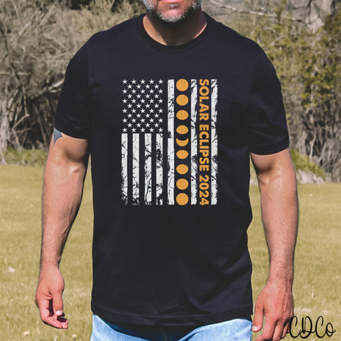 Flag Solar Eclipse DTF