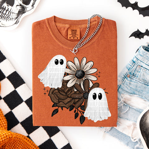 Floral Ghostie - 7387 DTF