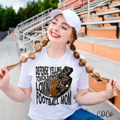 Defense Yelling Football Mom DTF