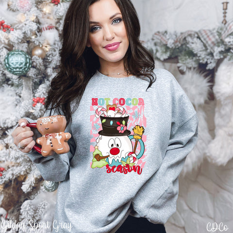 Frosty Hot Cocoa Season DTF