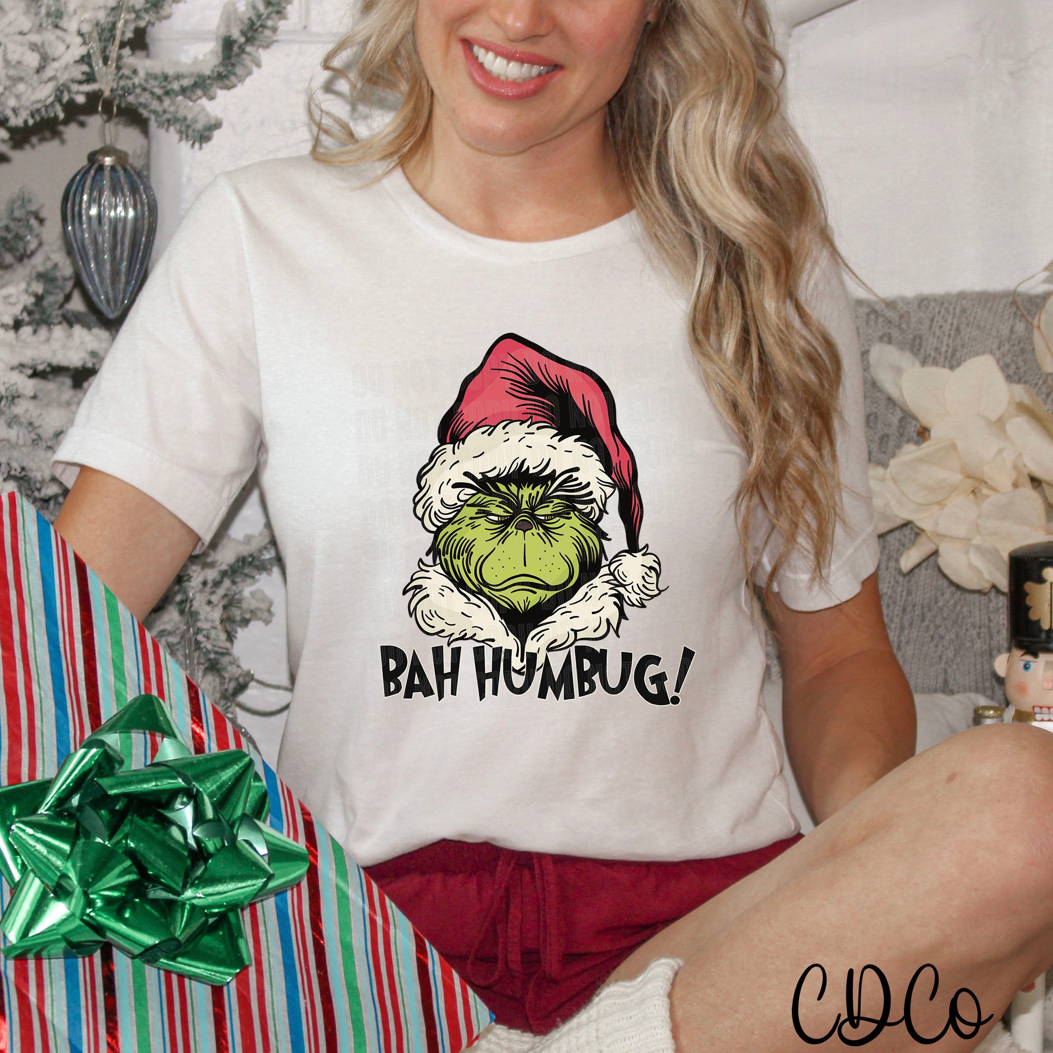 Green Bah Humbug 2283 DTF