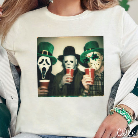 Horror St Pats Polaroid DTF
