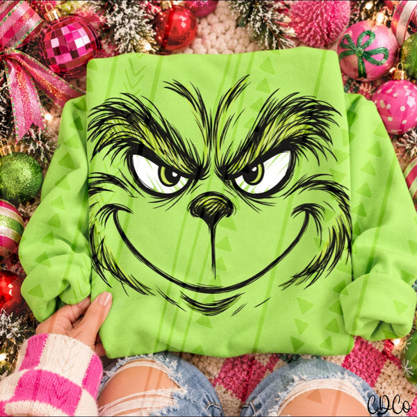 GG Face w/Green Looking Forward 10974 DTF