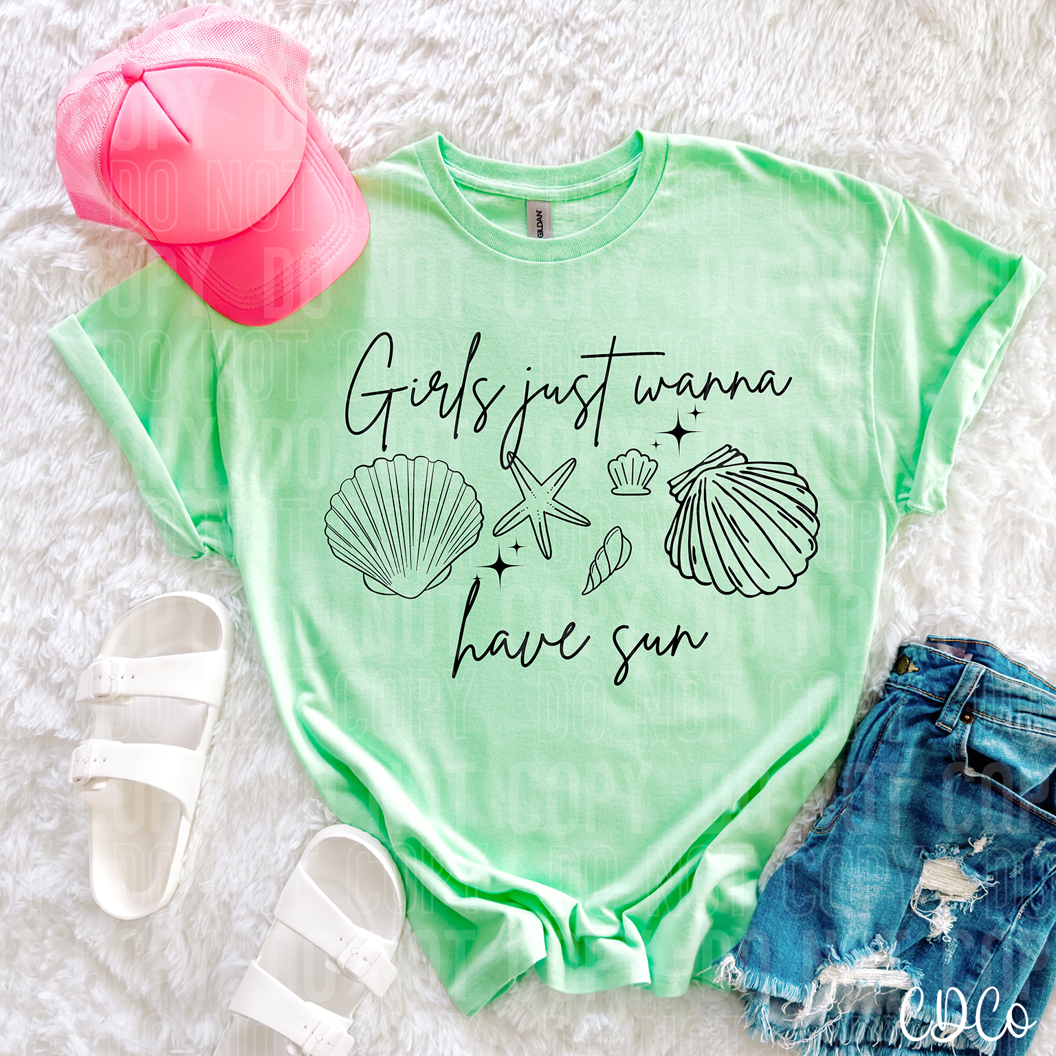 Girls Just Wanna Have Sun 6043 DTF
