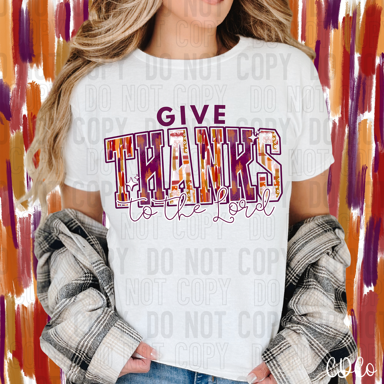 Give Thanks To The Lord 6367 DTF