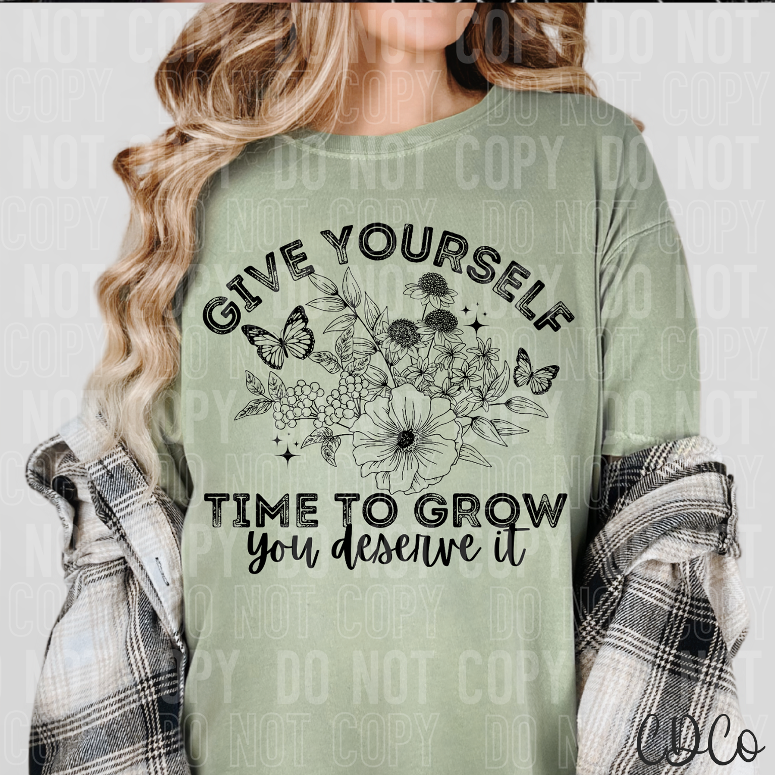 Give Yourself Time To Grow DTF
