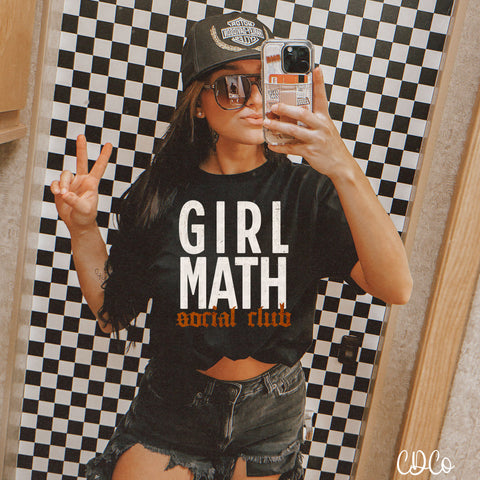 Girl Math Social Club DTF