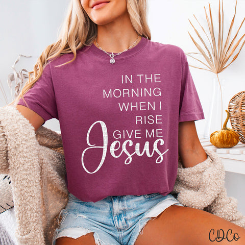 Give Me Jesus White 3736 DTF