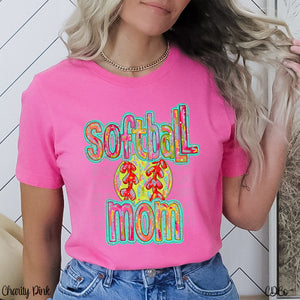 Glitz Softball Mom DTF