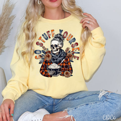 Go Stuff Yourself Faux Accents DTF