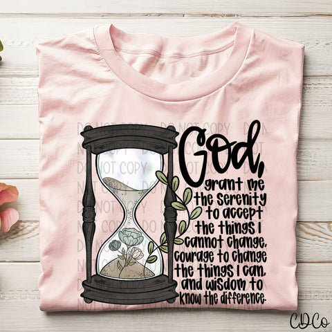 God Grant Me Serenity 5058 DTF