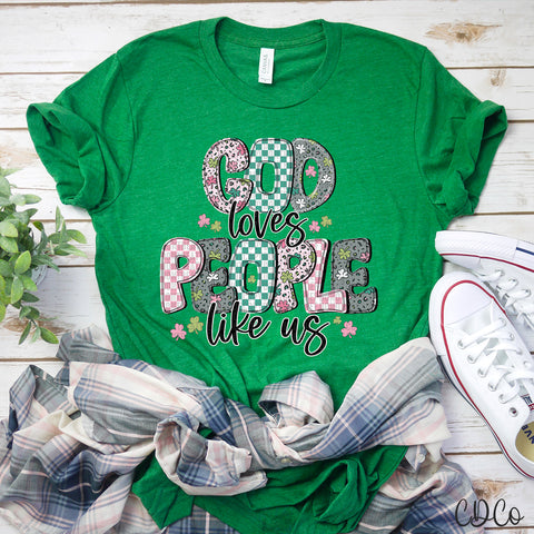 God Loves People Like Us 3602 DTF
