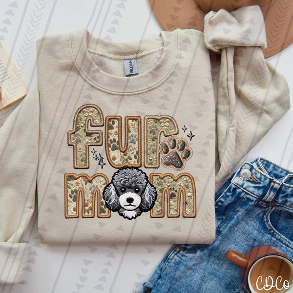 Fur Mom Dog Faux Embroidery DTF (6 of 6)