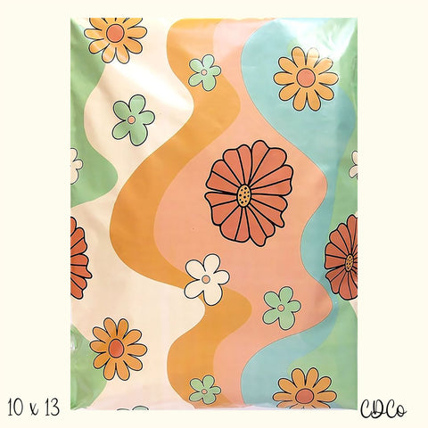 Groovy Floral - 10 x 13 Poly Mailer