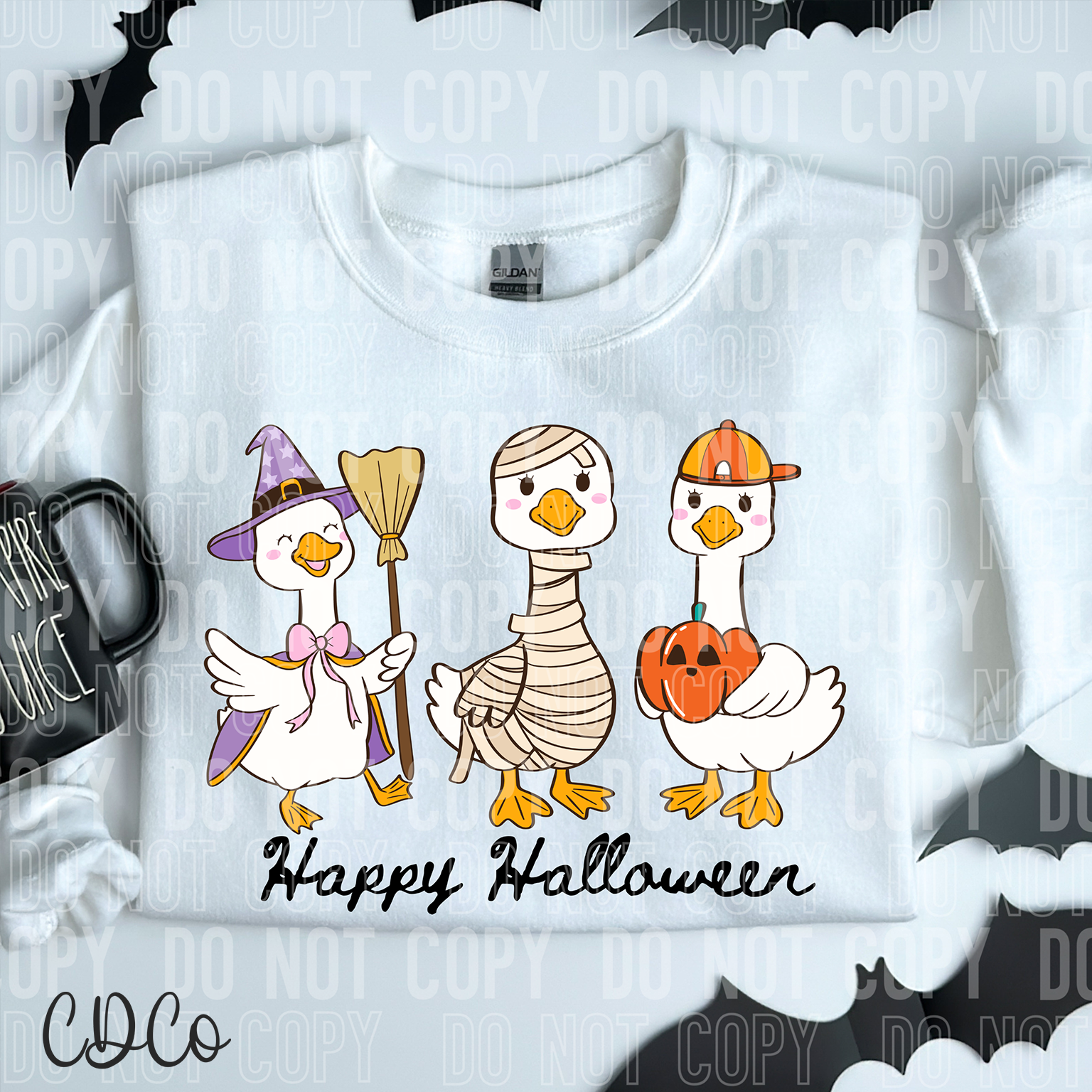 Happy Halloween Ducks 6522 DTF
