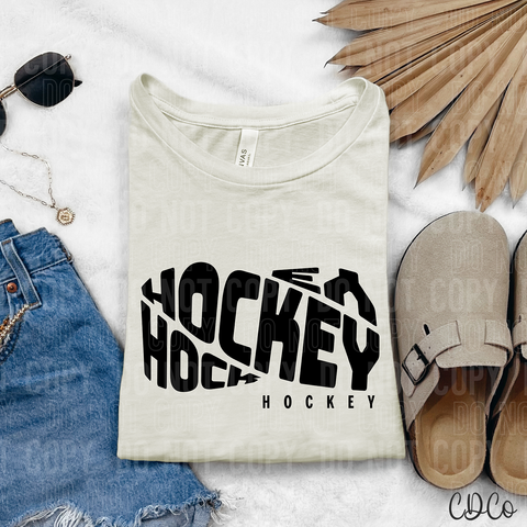 Hockey Curved DTF