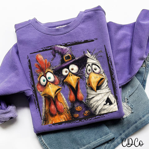 Halloween Chicken Trio 6661 DTF